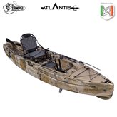 Kayak-canoa a pedali Atlantis SAMPEI cm 323 - 2 gavoni -  seggiolino - pagaia - timone