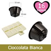 16 Cioccolata Bianca Nescafè Dolce Gusto Capsule Compatibili