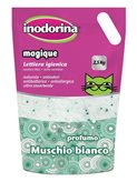 Inodorina Magique al Muschio Bianco lettiera in silice 2.5kg (5,3 L)
