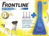 Frontline spot on cani piccoli 4 pipette 0,67 ml 2-10 kg