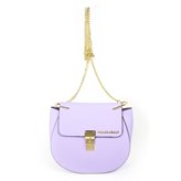 Small bag with chain shoulder strap, Silvian Heach - Lilac - Size : UNICA