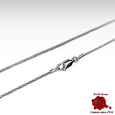 Solid Silver Chain Rope Design - Lenght of the Chain : 17-18 inches