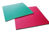Tatami 100 x 100 x 2 cm Colore Verde/Rosso Diamond professional