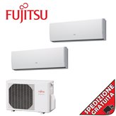 Fujitsu Climatizzatore ASYG07LUCA +ASYG07LUCA +AOYG14LAC2 Dual Split Serie LU 7+7 Btu