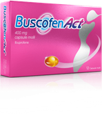 Buscofenact Ibuprofene 400mg Trattamento Analgesico 12 Capsule Molli