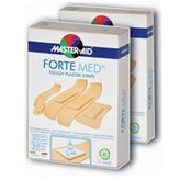 Master-Aid® Forte Med® Cerotti Resistenti Tampone Con Disinfettante 5 Formati 40 Strip