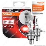 Osram Silverstar 2.0 60W - 2 Lampadine H4