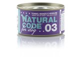 Natural code 03 cane tonno manzo e verdure 95 gr