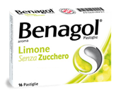 Benagol® Gusto Limone Senza Zucchero 16 Pastiglie