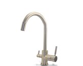 3Way Faucet Glazed chrome for water treatment systems