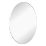 Specchio Decorativo Ovale Bisellato 45x65H Montaggio Reversibile