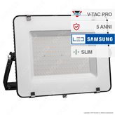 V-Tac PRO VT-200 Faro LED SMD 200W Ultrasottile Chip Samsung da Esterno Colore Nero - SKU 418 / 419 - Colore : Bianco Naturale
