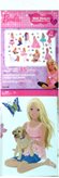 Barbie Adesivi da parete Barbie 35 pezzi
