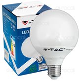 V-Tac VT-1893 Lampadina LED E27 10W Globo G95 - Colore : Bianco Freddo