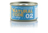 Natural code 02 cane tonno pollo patate e carote 95 gr