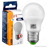 Life Serie GF Lampadina LED E27 6W Bulb A50 - Colore : Bianco Naturale