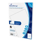 MediaRange Etichette multiuso adesive 210x148,5 mm, bianco, confezione 100 pezzi - MRINK141
