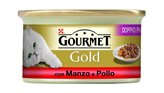 Gourmet gold doppio piacere con manzo e pollo 85 gr