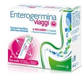 Enterogermina Viaggi - Integratore per l'equilibrio della flora batterica intestinale - 12 bustine orosolubili