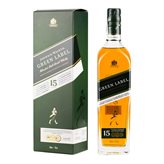 Blended Scotch Whisky Johnnie Walker Green Label 15 Anni con astuccio