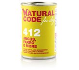 Natural code 412 cane angus farro e more 400 gr
