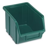 Plastic stackable small parts organizer 16x25x12,9 - Color : green// Quantity : 30