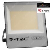 V-Tac Evolution VT-200185 Faro LED Floodlight 200W SMD IP65 Nero - SKU 20457 / 20458 - Colore : Bianco Naturale