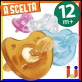 Chicco Gommotto Physio Soft 12 m+ a Scelta - 1 Ciuccio - Colore : Neutro Silicone
