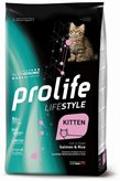 Prolife Kitten Salmone e Riso 7kg Nutrigenomic crocchette gattino - Formato : 7 Kg