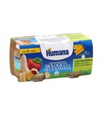 Humana Omogeneizzato Biologico Di Mela Banana 2x100g