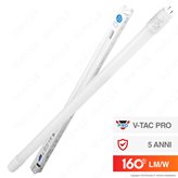 V-Tac VT-1607 SMD Tubo LED Nano Plastic T8 G13 7W Lampadina 60cm - SKU 6474 / 6475 / 6476 - Colore : Bianco Naturale