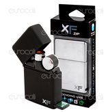 XFumo Zip Accendino USB Antivento Ricaricabile - 1 Accendino - Colore : Nero