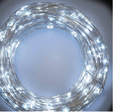 Luci di Natale Lotti 500 micro LED bianco freddo 37.5 m cavo argento