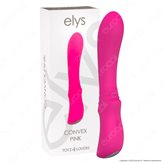 Toyz4Lovers Elys Convex Pink Vibratore in Silicone Soft Touch Rosa Flessibile e Ricaricabile - Stimolatore Femminile