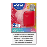 Waka SoMatch Mini Kit Ricaricabile 440mAh (RED) + Pod Precaricata Pink Lemonade (Nicotina: 18 mg/ml - ml: 2)