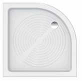 Piatto Doccia in Ceramica Semicircolare 80x80 - 90x90 - Dimensioni : 80x80