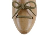 Lacci scarpe tondi da 120 cm in cotone marrone chiaro per scarponi - Taglia : 120cm, Colore : MARRONE CHIARO