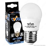Wiva Lampadina LED E27 4W MiniGlobo G45 - Colore : Bianco Freddo