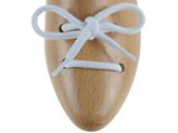 Lacci scarpe tondi da 120 cm in cotone bianchi per scarponi - Taglia : 120cm, Colore : BIANCO