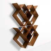 Libreria da parete Mondrian-1 componibile in acciaio
