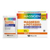 Massigen Magnesio e Potassio Forte Zero Zuccheri Arancia Rossa 24+6 Bustine
