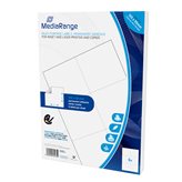 MediaRange Etichette multiuso adesive 105x99 mm, bianco, confezione 300 pezzi - MRINK144