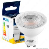 Bot Lighting Shot Lampadina LED GU10 6,4W Faretto Spotlight 90° Dimmerabile - Colore : Bianco Naturale