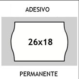 Etichette 26x18 PRIX BIANCO adesivo Permanente per prezzatrici
