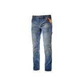 Pantalone da Lavoro Jeans Diadora Stone Plus Dirty Washing - 702.170752 - Taglia : IT 46/32