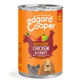Edgard &amp; Cooper Umido per Cani Pollo e Tacchino 400g