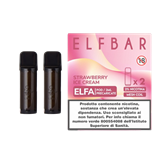 Strawberry Ice Cream ELFA Pod Precaricate Elf Bar 2ml - 2 pezzi (Nicotina: 20 mg/ml - ml: 2)