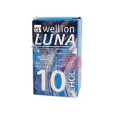 Wellion Luna - 10 Strisce Reattive per il Controllo del Colesterolo