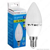 V-Tac VT-2033 Lampadina LED E14 3W Candela - SKU 7196 / 7198 - Colore : Bianco Freddo