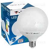V-Tac VT-1883 Lampadina LED E27 13W Globo G120 - Colore : Bianco Naturale